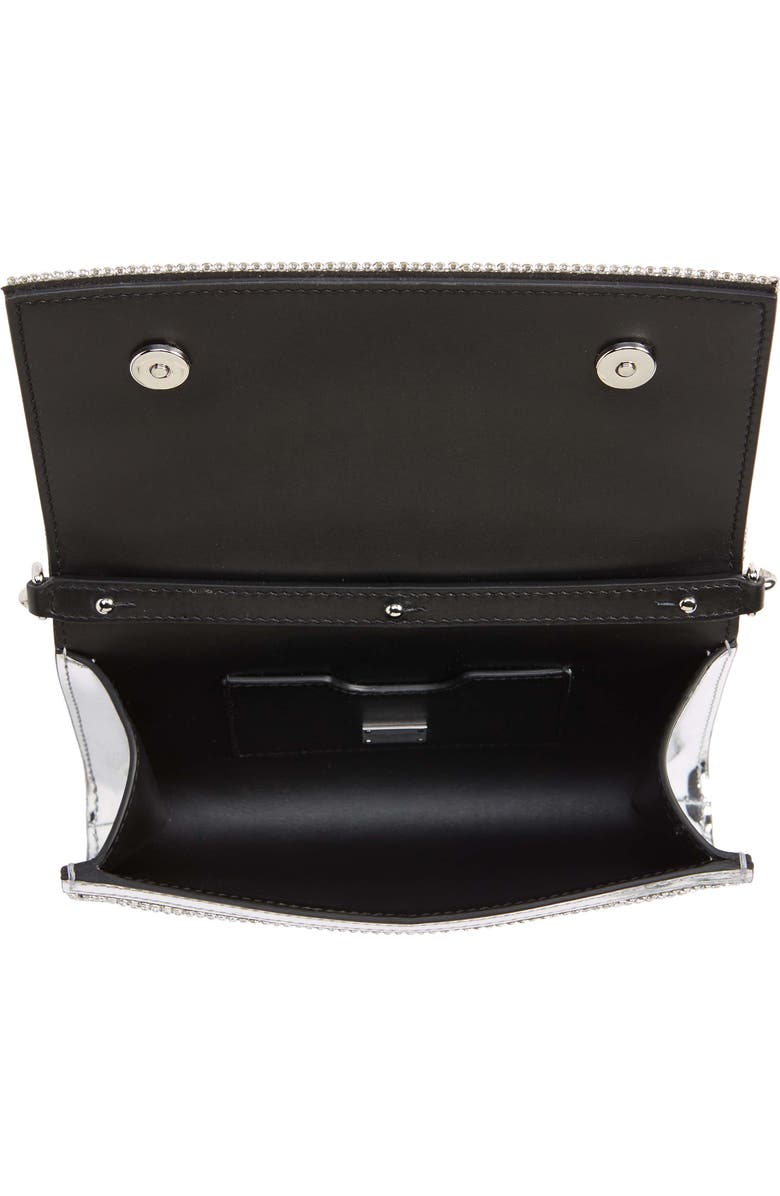 Dolce&Gabbana DG Logo Crystal Mesh Shoulder Bag, Alternate, color,