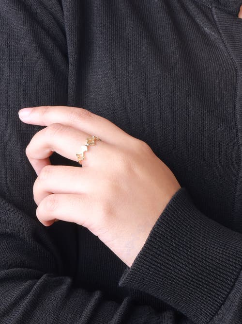 Devata Clover Ring In Gold