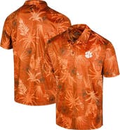 COLOSSEUM Men's Colosseum Orange Clemson Tigers Palms Team Polo