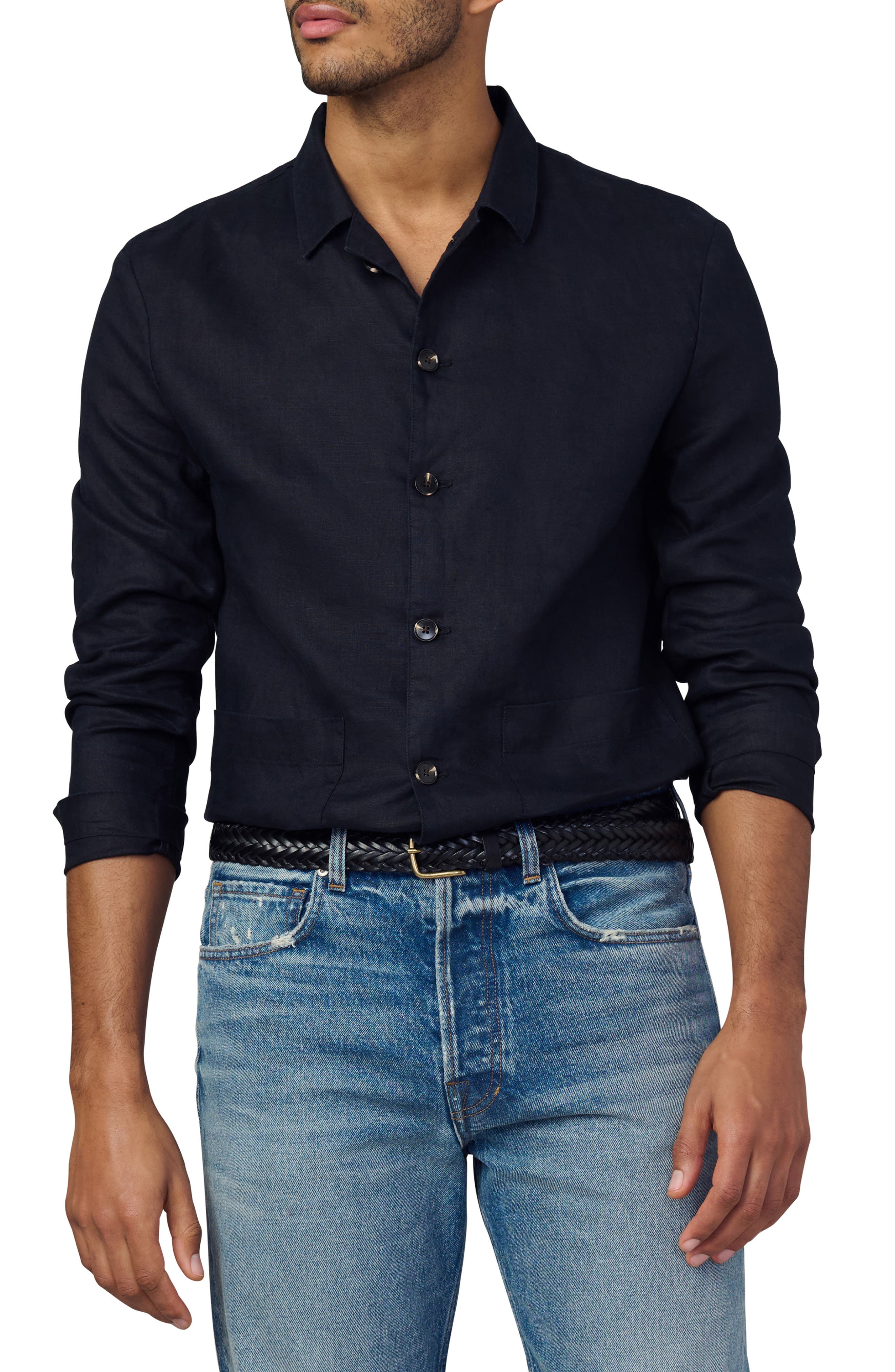 Joe's Jeans Hemingway Writer's Long Sleeve Camp Shirt