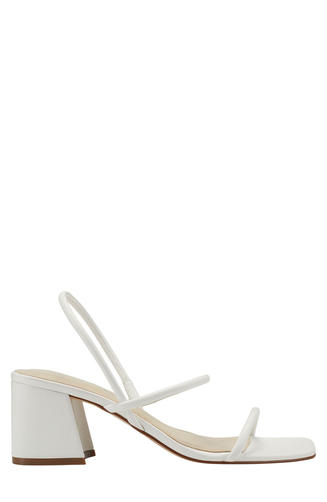 Block Heel Sandal, Alternate, color, WHITE