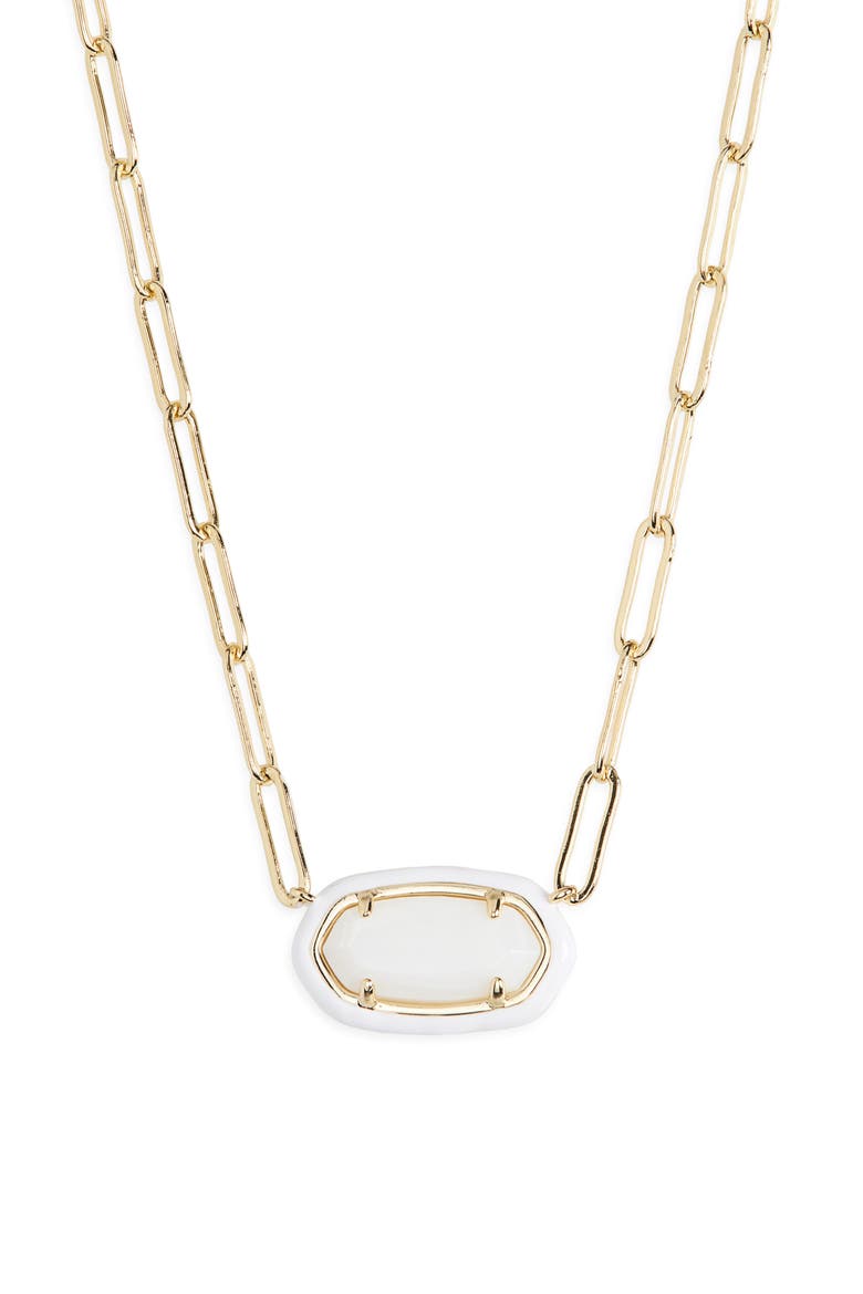 Elisa Pendant Necklace, Main, color, GOLD WHITE MOTHER OF PEARL