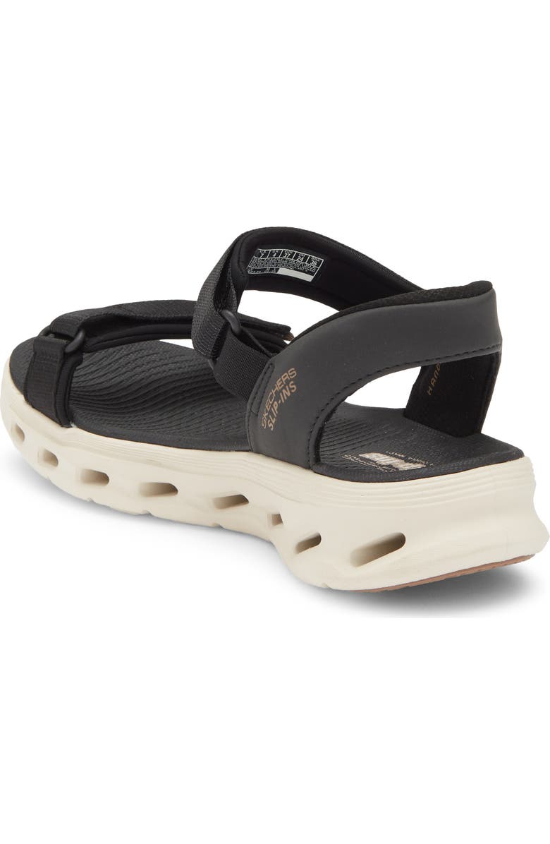 SKECHERS Go Walk Arch Fit Slip-On Sandal, Alternate, color, Black