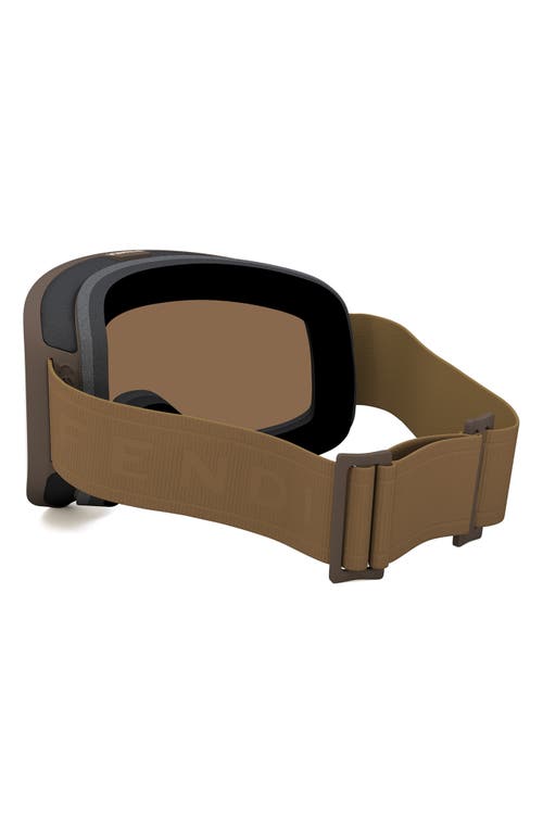 Fendi Ski Mask With Logo Mirrored Lens