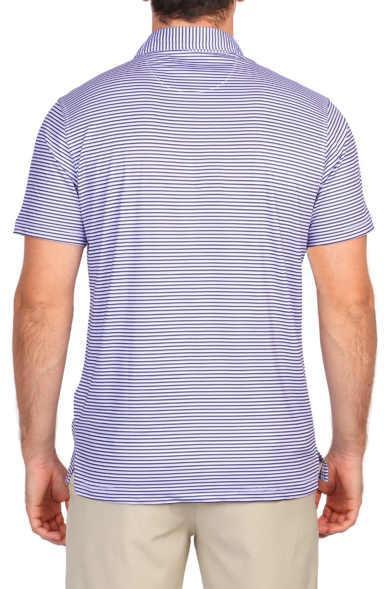 TailorByrd Multi Stripes Performance Polo, Alternate, color, Purple