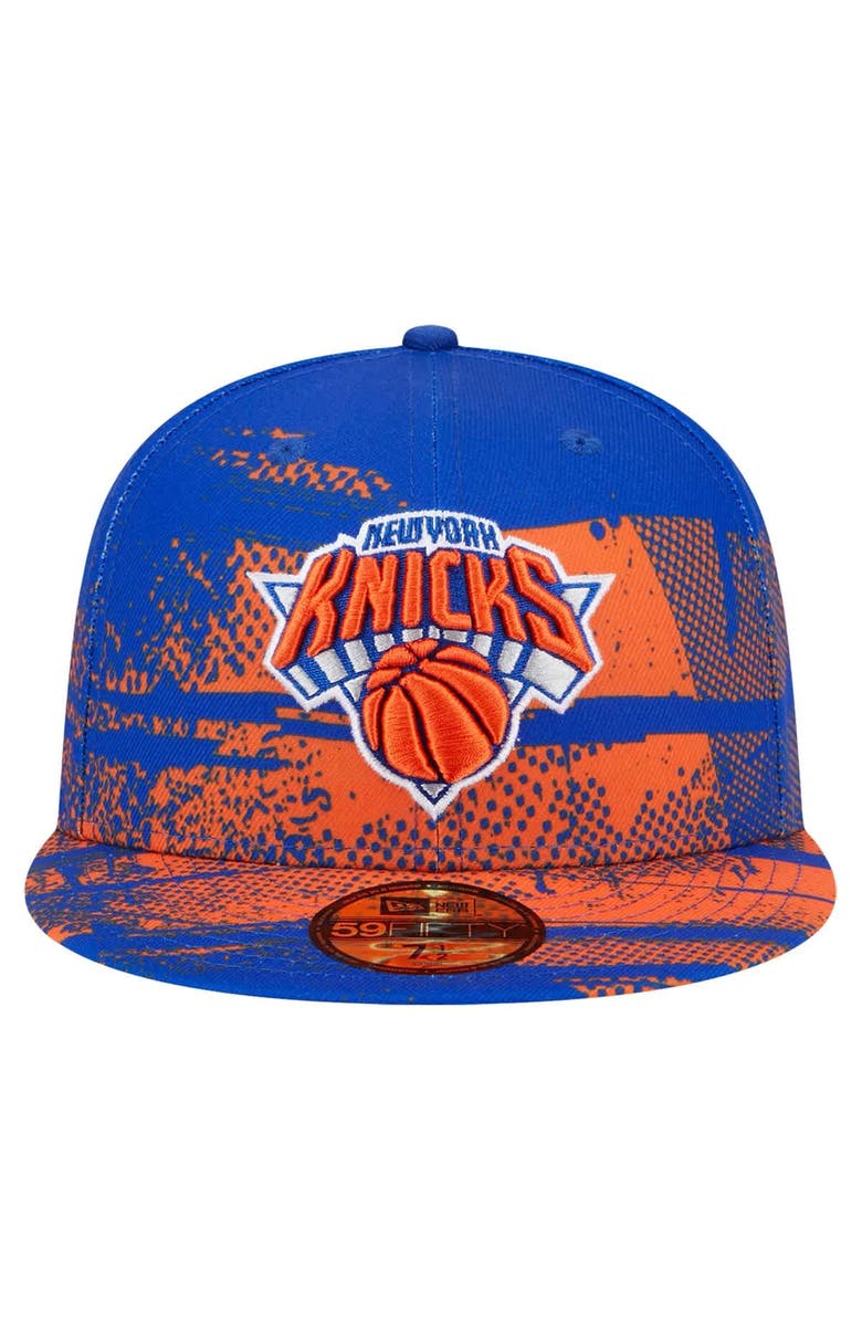 New Era Men's New Era Blue New York Knicks Tip-Off 59FIFTY Fitted Hat, Alternate, color, 