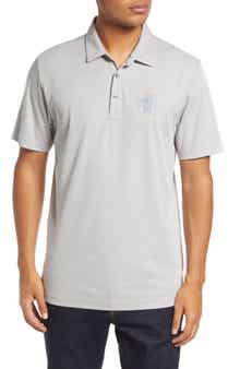 TravisMathew Yeah Yeah Bay Print Cotton Blend Golf Polo