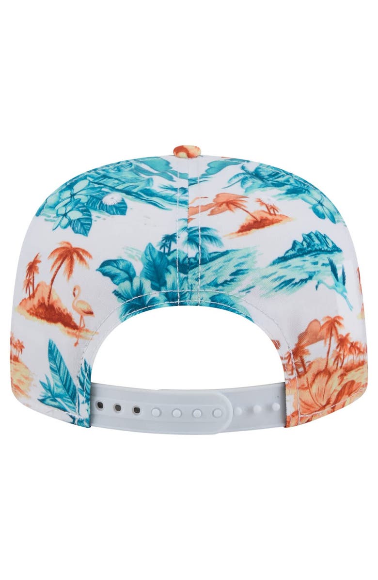 New Era Men's New Era  White Miami Dolphins Adventure Golfer Snapback Hat, Alternate, color, 