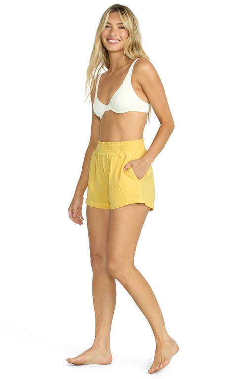 BILLABONG BILLABONG IN THE WAVES COTTON GAUZE SHORTS 