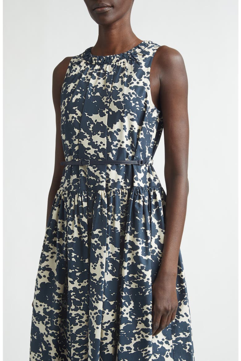 Teresa Print Cotton Midi Dress, Alternate, color, ULTRAMARINE