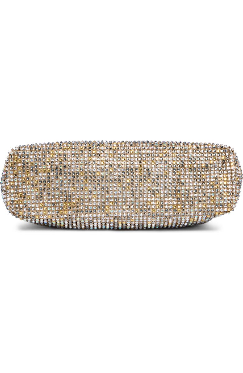 Jessica McClintock Sierra Rhinestone Embellished Chain Clutch, Alternate, color, Light Multi Metallic