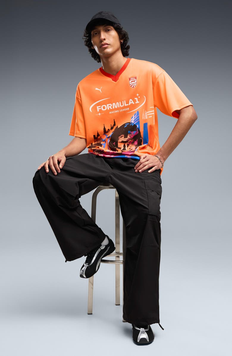 PUMA F1 Spain Jersey, Alternate, color, Melon Glow