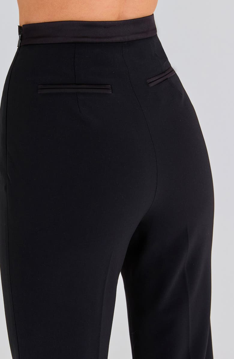 NADINE MERABI Flare Pants, Alternate, color, Black