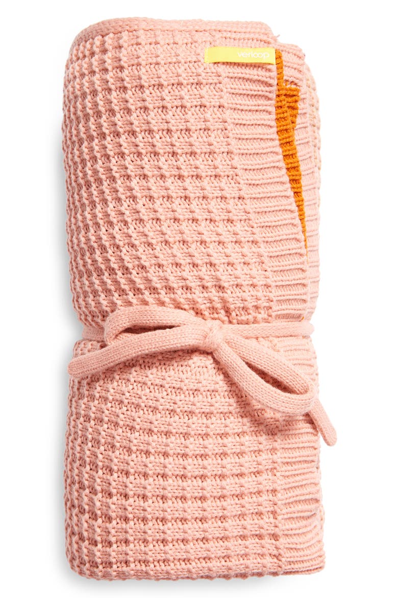 Sunrise Sunset Stripe Throw Blanket, Alternate, color, PINK/YELLOW