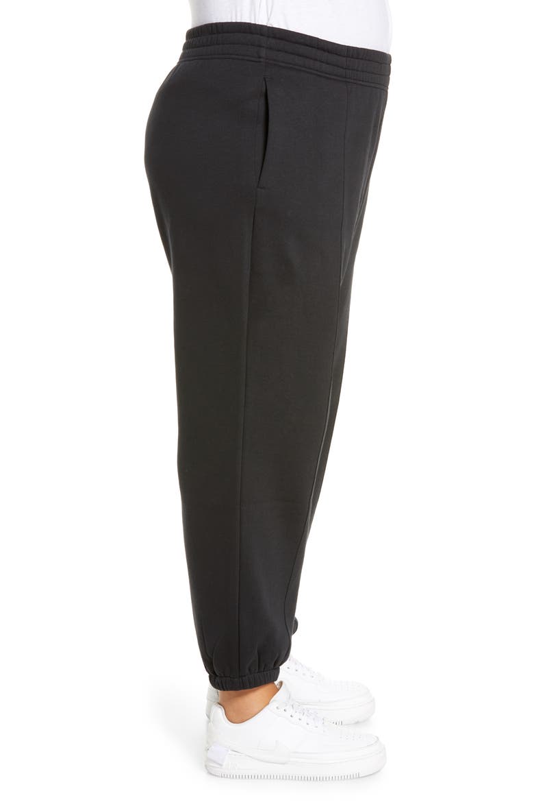 Sportswear Fleece Sweatpants, Alternate, color, BLACK/ WHITE