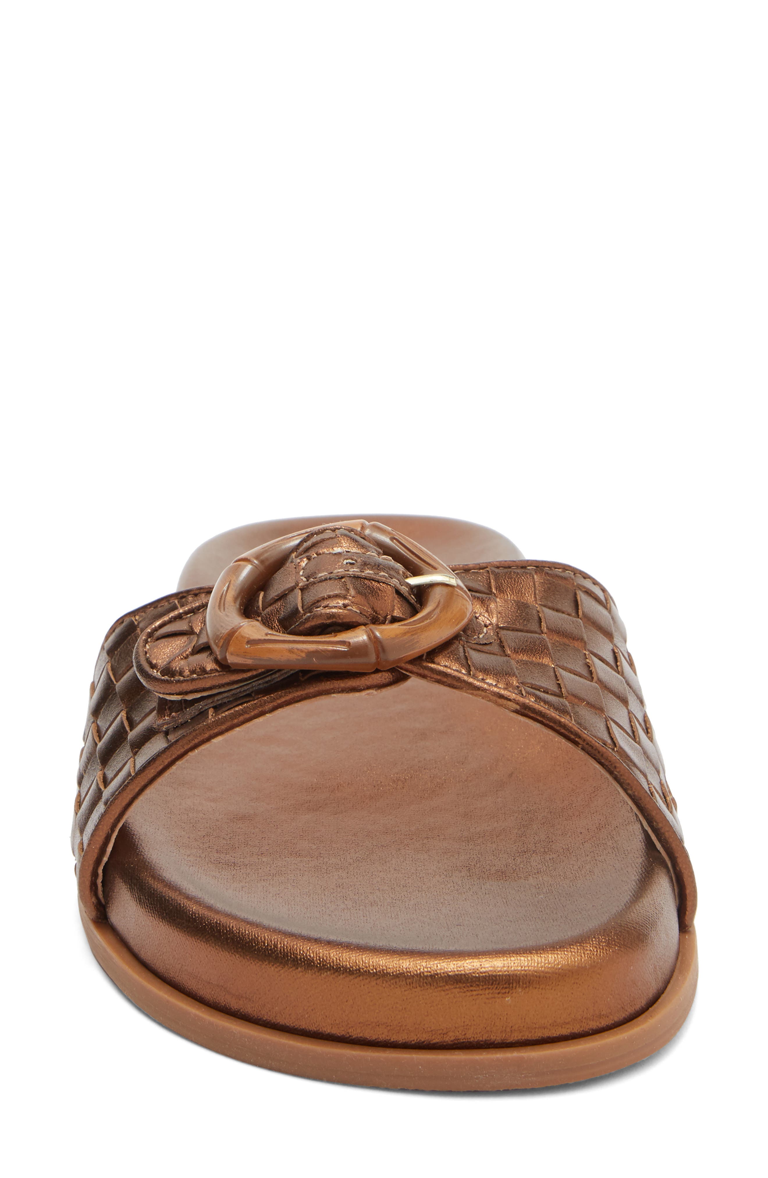 Essex Slide Sandal, Alternate, color, BRONZE