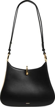 Rabanne The Medium Ring Leather Shoulder Bag