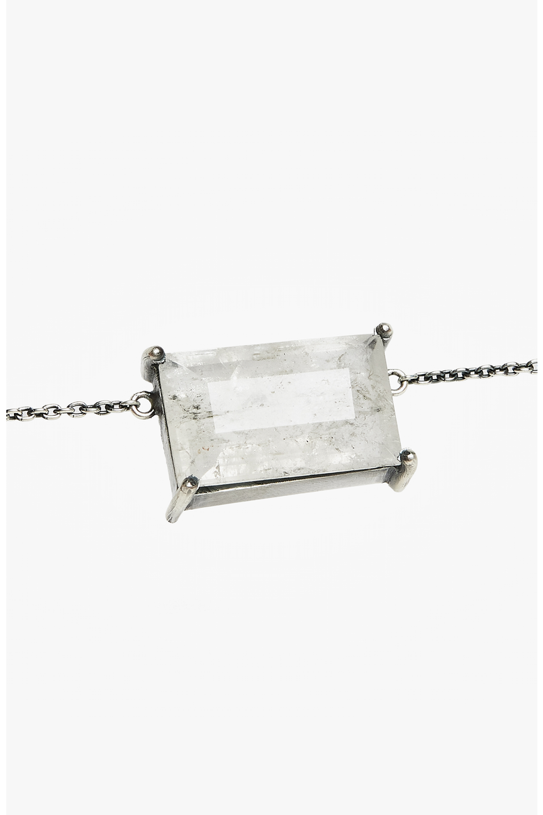 Obscura Stacking Shards in Striated Crystal Necklace, Alternate, color, Baguette Choker