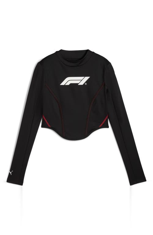 Puma F1® Womens Lr Ls Corset Top Women In Black