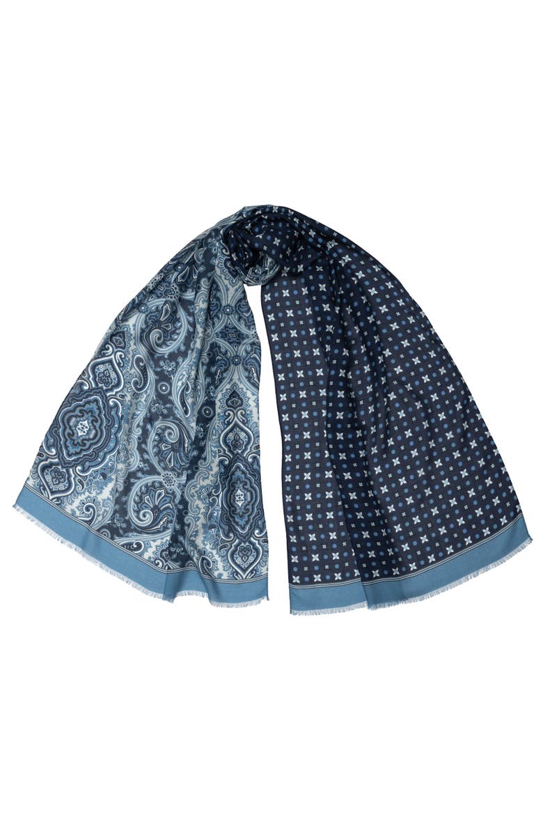 Elizabetta Soldera - Modal Scarf, Main, color, Blue