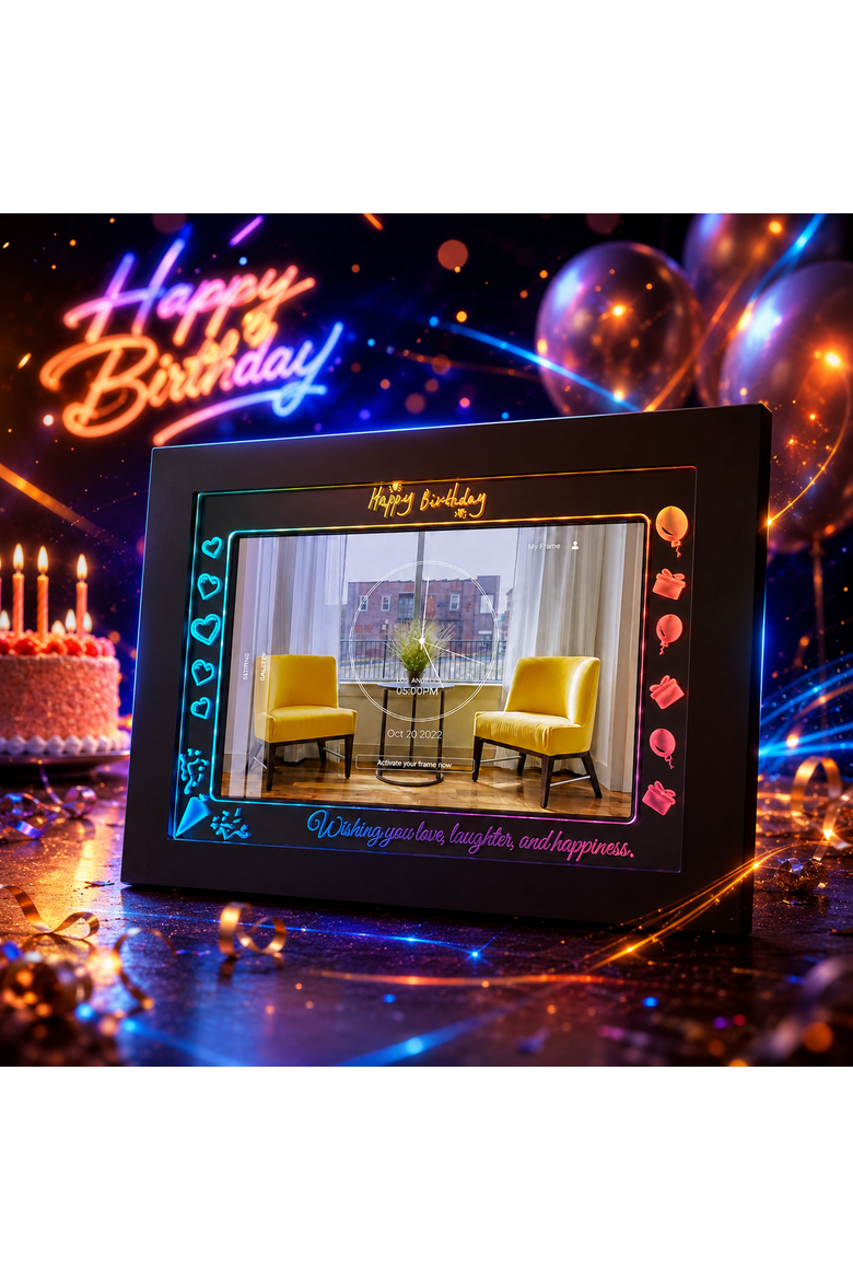 10.1" RGB Digital Picture Frame, Alternate, color, Black