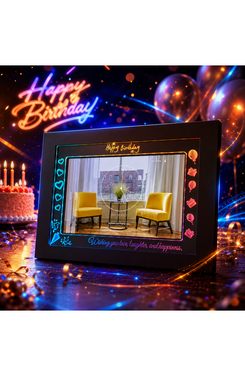 Eco4Life 10.1" RGB Digital Picture Frame, Alternate, color, Black