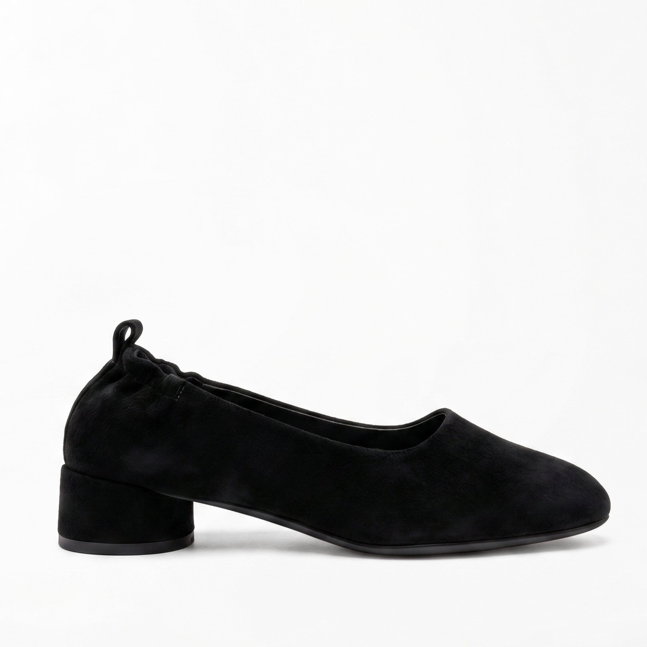 Planner Suede Mini Block Heel, Main, color, Black
