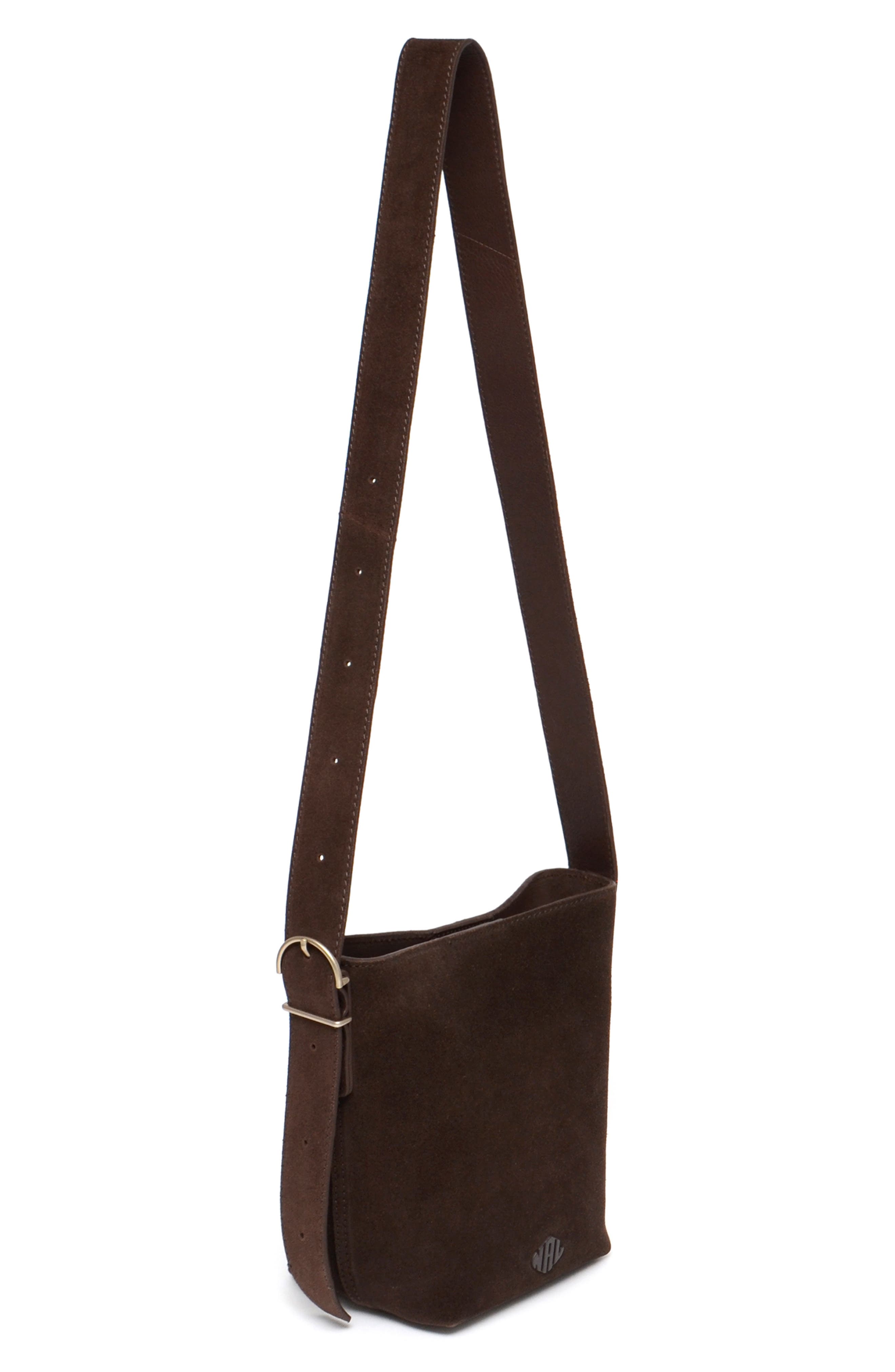 New Amsterdam Leatherworks Jayden Leather Bucket Bag, Alternate, color, 