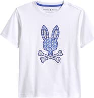 Psycho Bunny Kids' Brad Embroidered Appliqué Pima Cotton T-Shirt