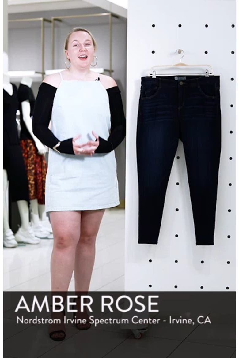 'Ab'Solution High Waist Skinny Ankle Jeans video