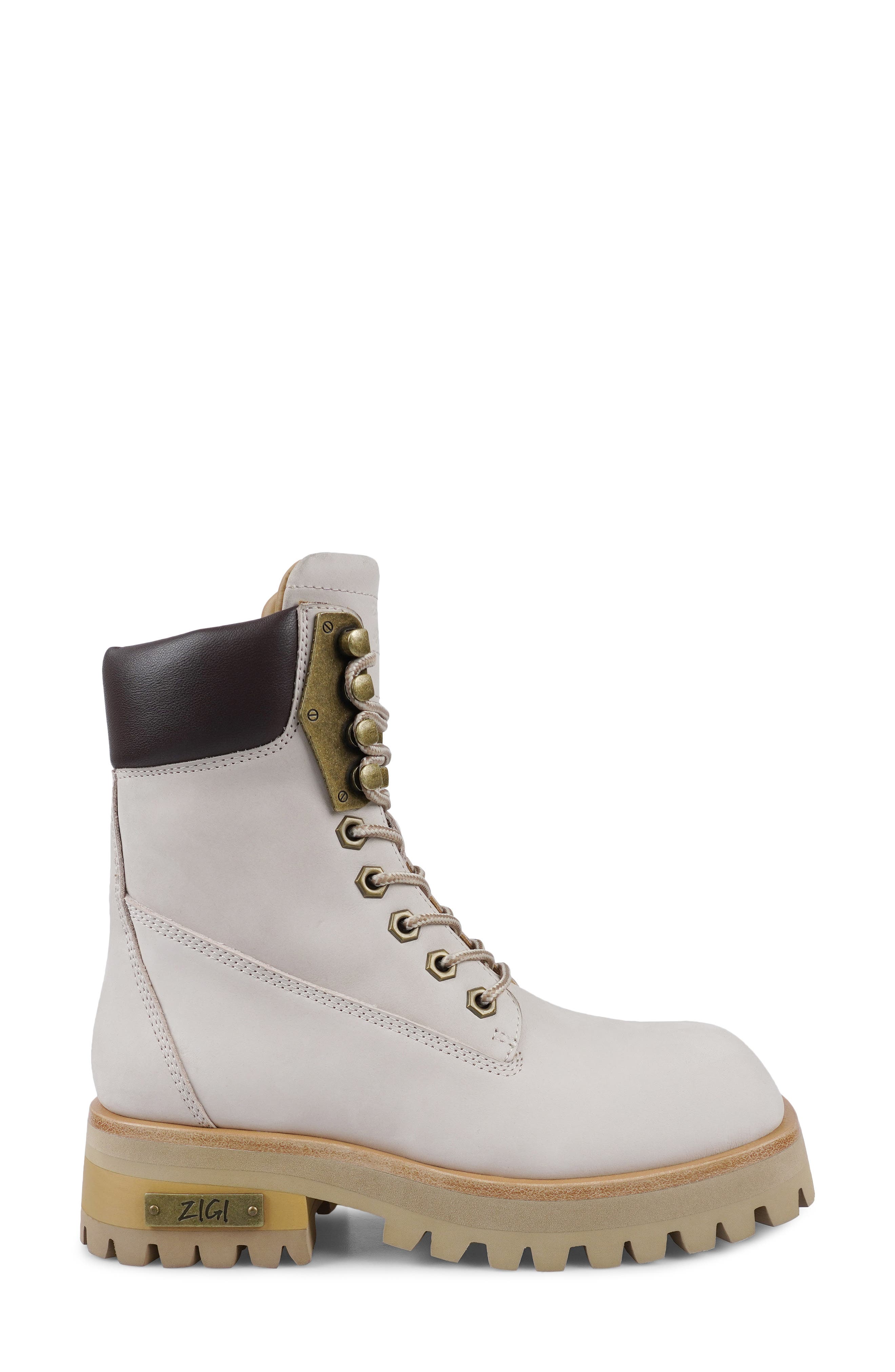 Kammi Lug Sole Bootie, Alternate, color, IVORY LEATHER