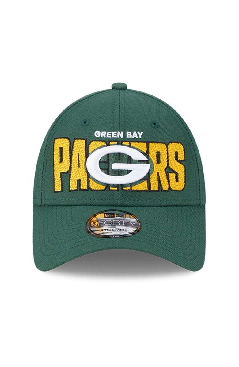 New Era Men's New Era Green Green Bay Packers 2023 NFL Draft 9FORTY Adjustable Hat, Alternate, color, 
