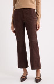 Nordstrom Suede Kick Flare Pants