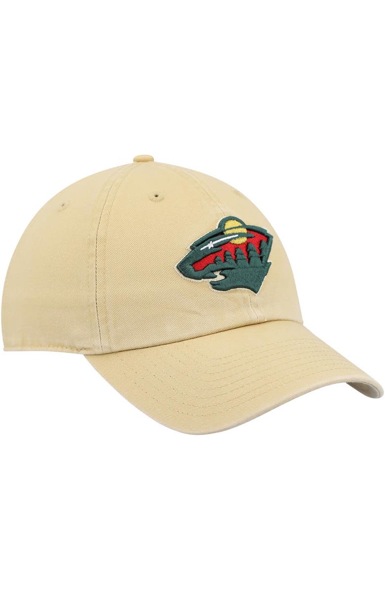 '47 Men's '47 Gold Minnesota Wild Clean Up Adjustable Hat, Alternate, color, 