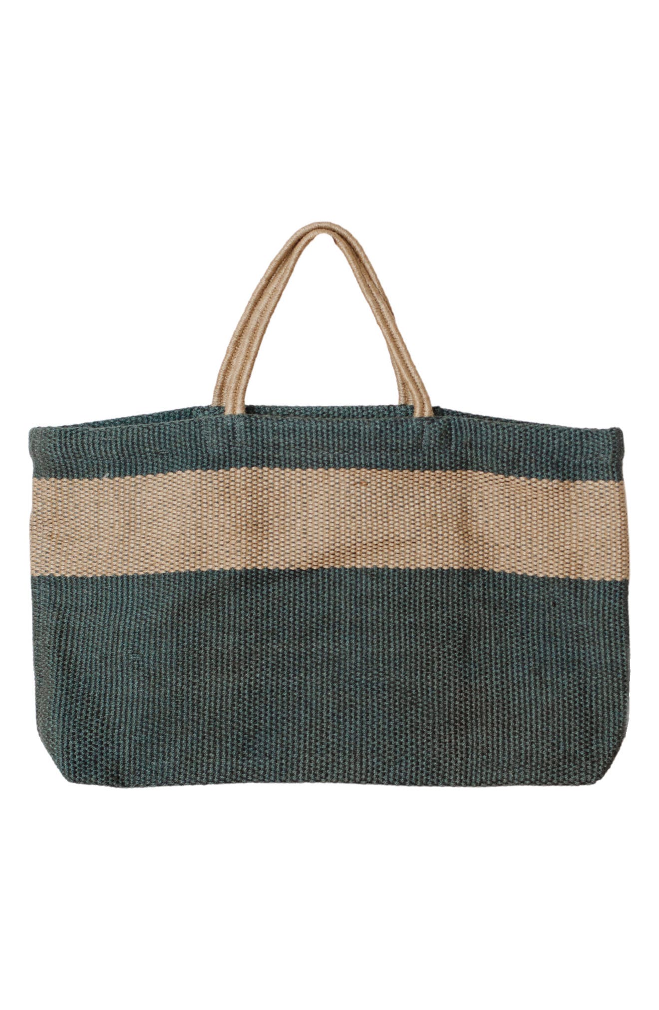 Will 
Atlas Hayes Wide Market Shopper Jute Tote, Alternate, color, Grey/ Natural