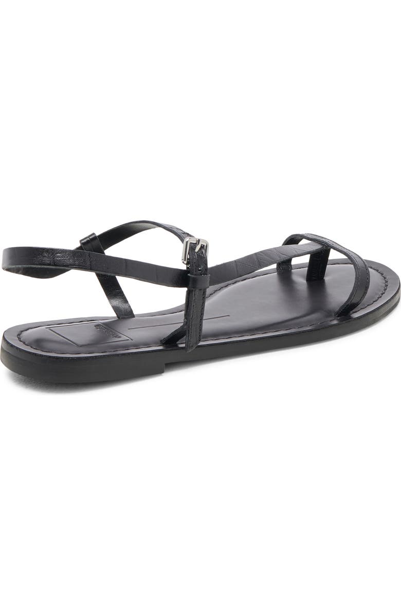 Dolce Vita Wandre Flat Sandal, Alternate, color, Noir