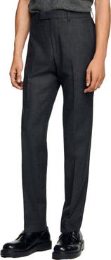 SANDRO Wool suit trousers