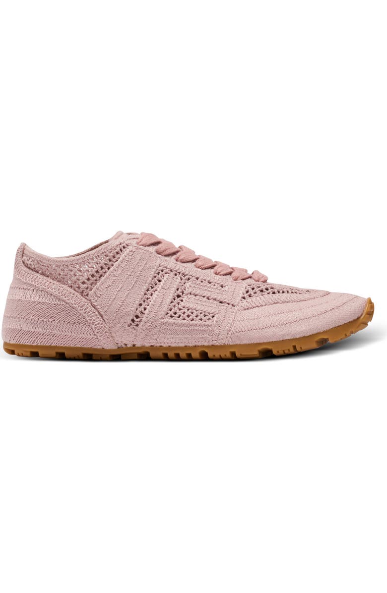 Balmain Racer 45 macramé trainers, Alternate, color, Pink