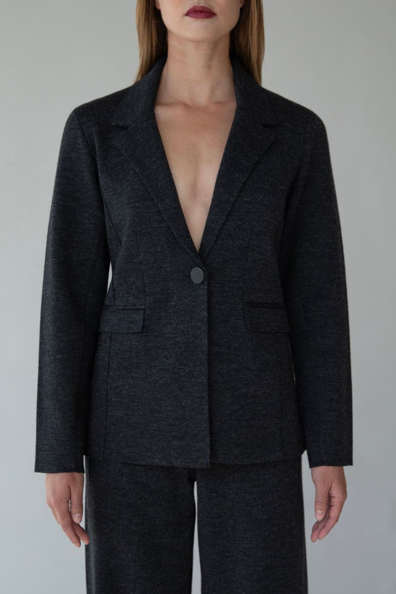 Gabi Blazer, Main, color, CHARCOAL