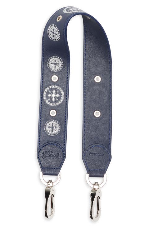 Studded Leather Bag Strap