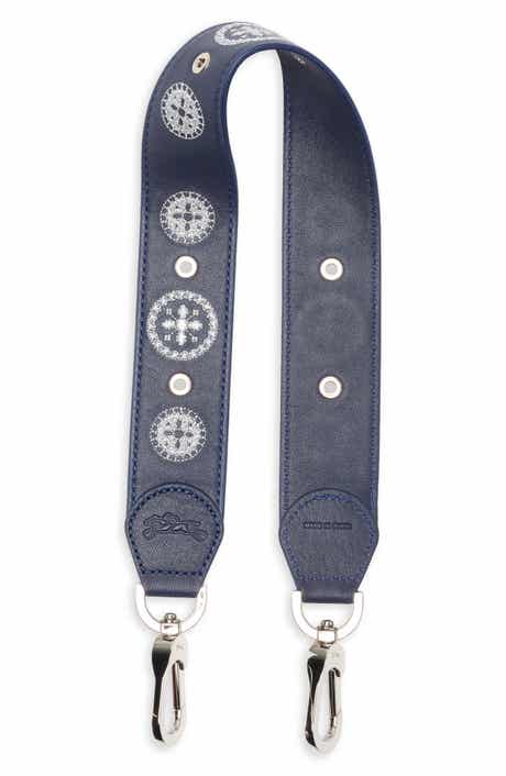 Longchamp Studded Leather Bag Strap
