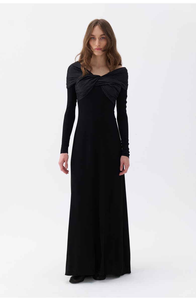Nocturne Off the Shoulder Long Dress, Main, color, 