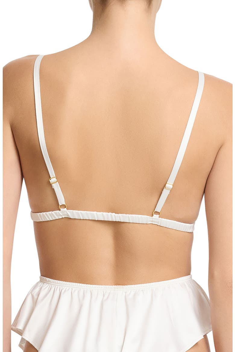 Satin Bralette, Alternate, color, LIGHT IVORY