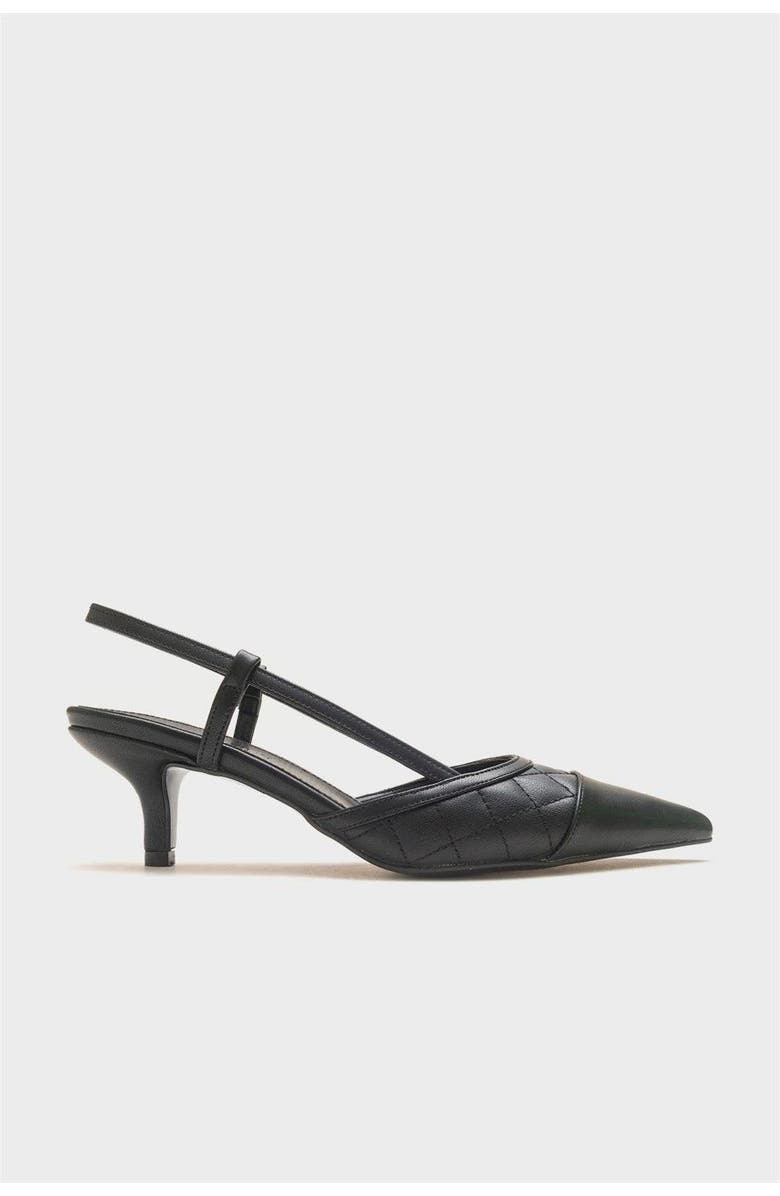 Prologue Shoes Goodge Slingback Pointed Toe Pump, Alternate, color, Black