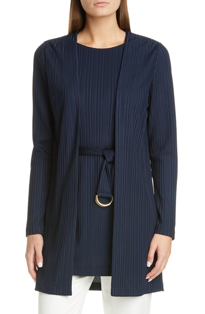 St. John Collection Variegated Rib Cardigan, Main, color, 