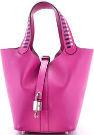 Pre-Owned Hermes Picotin Lock Bag Tressage Epsom PM