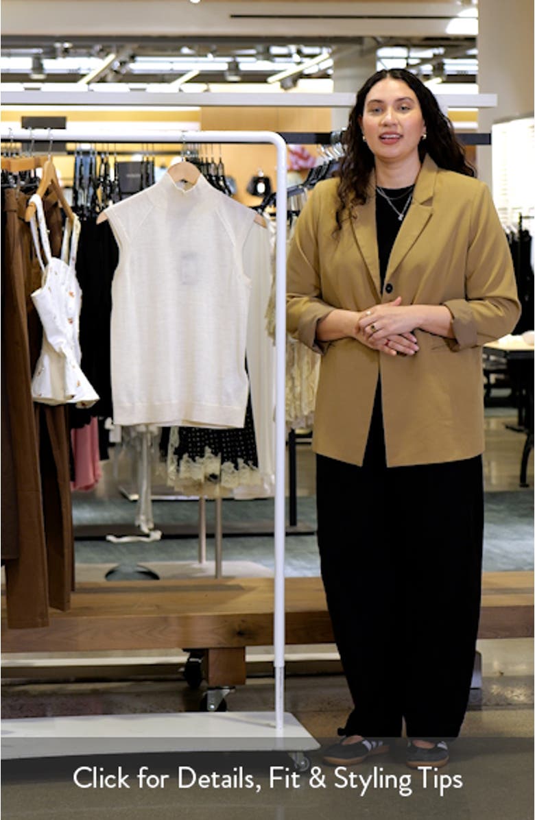 Fipini Virgin Wool Turtleneck Tank, sales video thumbnail