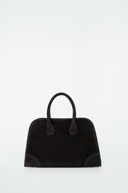 COS Mini Studio Bowling Bag - Suede