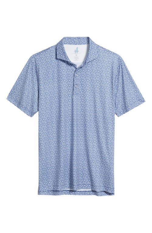 Johnnie-o Four Leaf Clover Print Featherweight Performance Polo