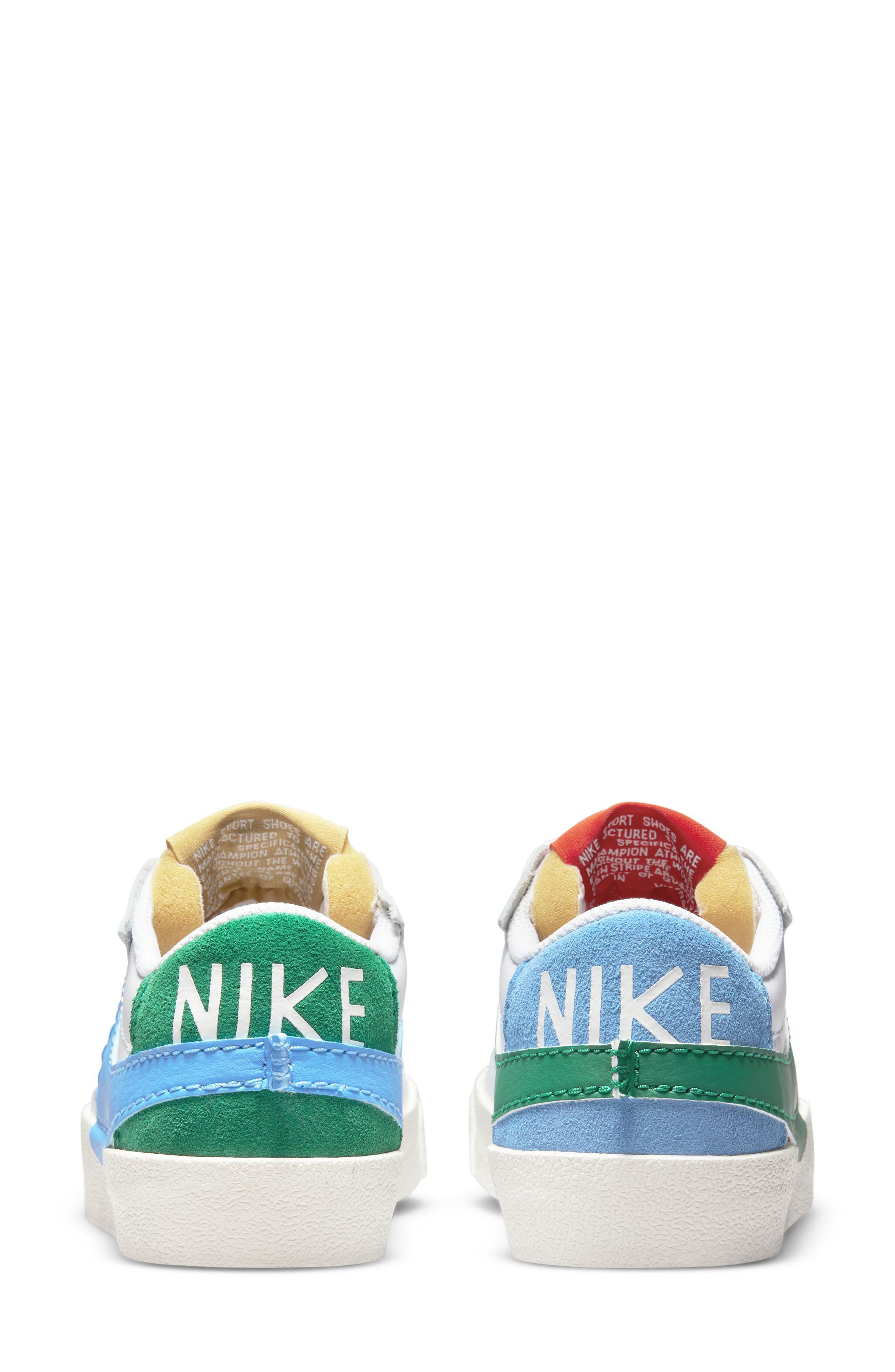 Nike Blazer Low '77 Jumbo Sneaker, Alternate, color, White/ University Blue/ Gold
